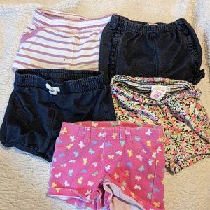 Set of 5 shorts 12m